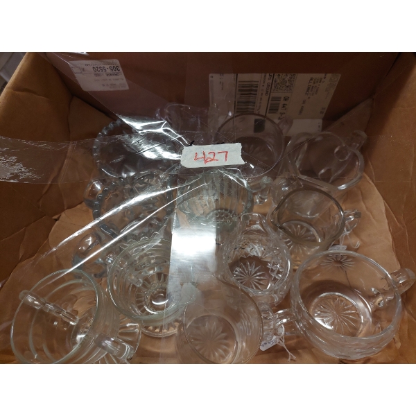 Box Lot - Vintage Glass Items As Shown - See Pics