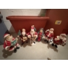 Image 1 : *Pick Up At Mantua Home-No Shipping Available*  Orange Tote of Christmas Decor - Reindeer - Santa 