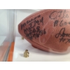 Image 3 : Cleveland Browns Hall of Famers Autographed Football Ft.  Otto Graham, Lou Groza & Marion Motley 