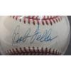 Image 2 : Signed Bob Feller Rawlings HOF Baseball In Ball Display Holder 