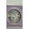 Image 4 : U.S 1991 Uncirculated 1 Troy Ounce 99.93% Fine Silver American Eagle Dollar In Display Card