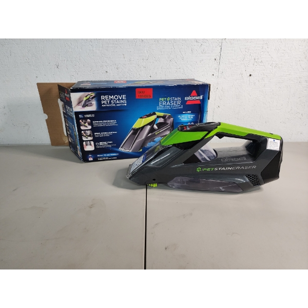 Bissell Pet Stain Eraser Cordless Cleaner - With Charging Cord- Works