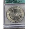 Image 3 : 1986 ICG-MS64 Eisenhower Dollar (1977) Stamped with Countermark - Statue of Liberty 