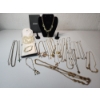 Image 1 : Large Lot of Assorted Costume Jewelry Including Pearl Necklace, Gold-Tone & Silver-Tone Pieces