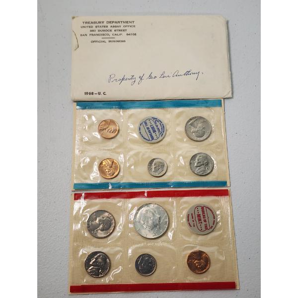United States Mint 1968 P&D Uncirculated Mint Set