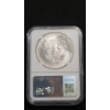 Image 3 : NGC 1992 MS 69 1 Troy Ounce 99.9% Silver American Eagle 