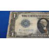 Image 4 : Large Series 1923 $1 Silver Certificate (Horse Blanket) With Speelman And White Signatures - FV: $1
