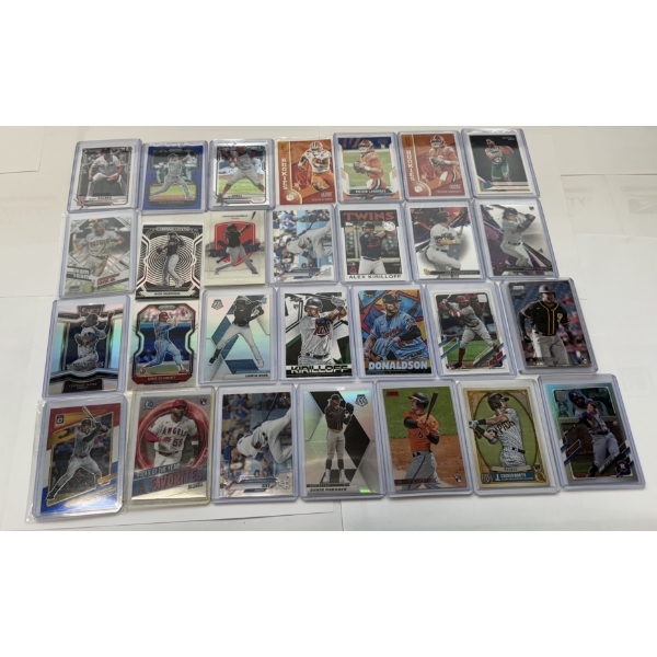 Large Lot of Assorted Sports Cards- Many Rookies Included!!! Mint Condition! 28 Count