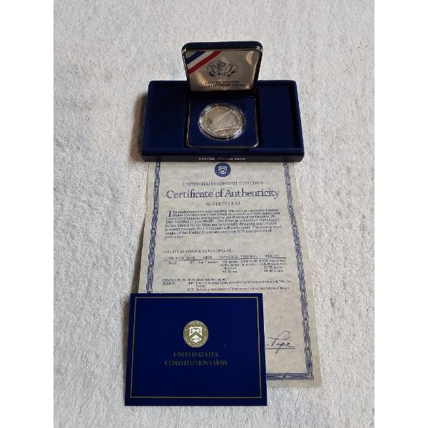 1987 90% Silver U.S. Constitution Coin