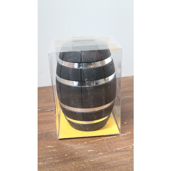 Oak Barrel Shaped Wine 3 Pc Set