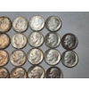 Image 3 : Lot of 22 Assorted Years Silver Roosevelt Dimes FV: $ 2.20