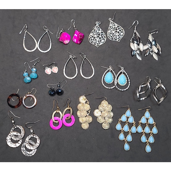 Lot Of Assorted Fashion Earrings