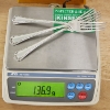 Image 2 : Three Sterling Silver Forks ~ Total Weight 136.9 Grams