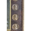 Image 4 : Peace At Last Lincoln Cent & Stamp Collection In Framed Display - Face Value: $0.14