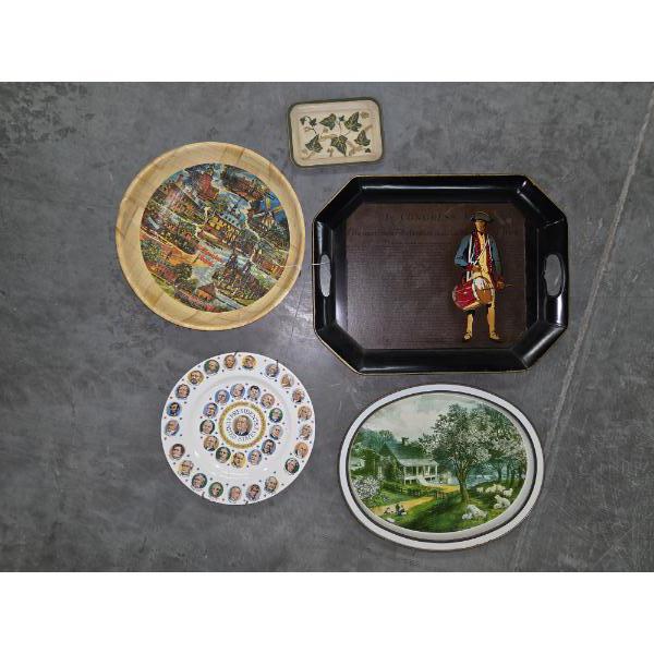 Vintage Tray Group