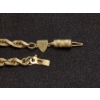 Image 3 : 14K Gold Twist Chain 8" Bracelet Total Weight" 6.9g