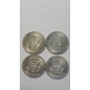 Image 2 : (4) Assorted Years/Mint Marks United States 40% Silver Kennedy Half Dollars - Face Value: $2.00	