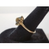 Image 3 : Stunning 10K Yellow Gold Ring with Blue Stones - Size 7.5 - Total Weight: 2.1g