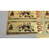 Image 7 : (6) Kung-Fu Panda 999999 24K Gold Foil Banknotes Set w/ COA
