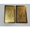 Image 6 : TWO 1/4th Idaho Goldback Notes - Each Containing 1/4000th Troy Ounce 24K Gold 