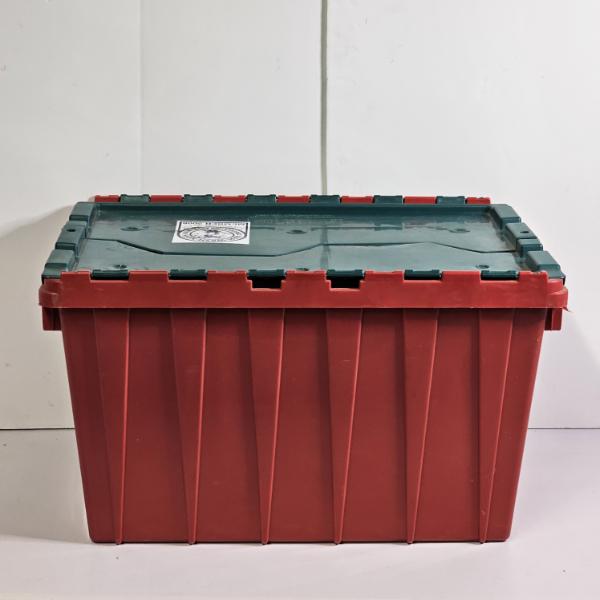 Like-New Hard Plastic Storage Tote (21x13x15") with 2 Books from Mercersburg Academy