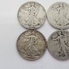 Image 2 : Six Assorted Years Walking Liberty Half Dollars - 90% Silver - FV: $3.00