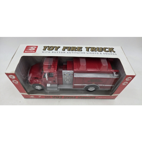 Excellent Condition 2017 Speedway Toy Fire Truck With Lights & Sound!