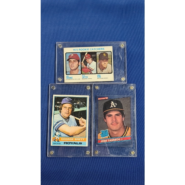 Assorted Topps/Leaf Baseball Cards Including Jose Conseco Rated Rookie Card