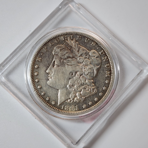 1891-O United States 90% Silver Morgan Dollar 