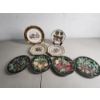 Image 1 : Lot of Decorative Plates - Including Sakura, Wong Lee, 22K Gold Rim Plate