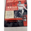Image 1 : 1952 Indian Fire Pumps Like NEW Metal Sign: Bob Feller Cleveland Indians Promotional