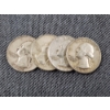Image 1 : $1.00 Face Value in Assorted 90% Silver Washington Quarters