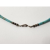 Image 4 : Silver-Plated Vintage Native American Style Turquoise Statement Necklace