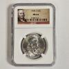 Image 1 : 1960-D 90% Silver Franklin Half Dollar NGC graded MS 64