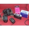 Image 1 : Vintage Camera Lot Including Yashica 35mm - Lenses, Flash  & More