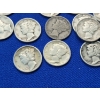 Image 2 : x50 Assorted Year Silver Mercury Dimes in Coin Tube - FV: $5.00