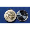 Image 3 : Hallmark Admiral Swiss 17 Jewels Pocket Watch With Train Motif - Condition Unknown 