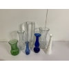 Image 1 : Tons of Glass Vases - Various Sizes and Colors - Biggest is 12 inches - Smallest is 6 inches
