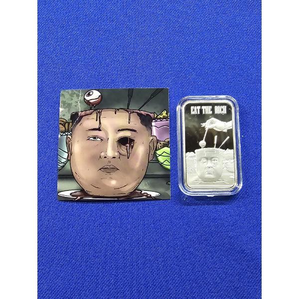 Pit Bullion "Eat the Rich - The Great Leader" 1 oz .999 Fine Silver Bar Proof