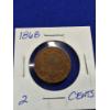 Image 5 : 1868 United States Two Cents Piece - Two Sheild Cent - Good Condition!