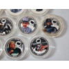 Image 5 : 10 Assorted BATMAN DC Comics Colorized Collectible Coins in Capsules