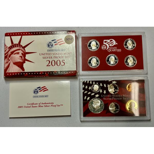 2005 United States Mint Siver Proof Set