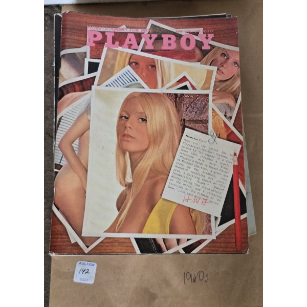 Assortment of 1960s Playboy Magazines