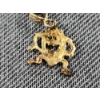 Image 5 : 10K Gold Tasmanian Devil Looney Tunes Pendant Weighing 1.5 Grams