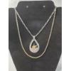 Image 1 : Two Sterling Silver Necklaces ~19in, One With Horse Pendant TW: 21.9g