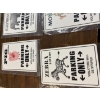 Image 4 : Parking Signs - 7 Total - Animals - 8x12" - Tin Signs
