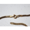 Image 3 : 14K Yellow Gold Herringbone Chain Necklace - Broken - TW: 5.1g