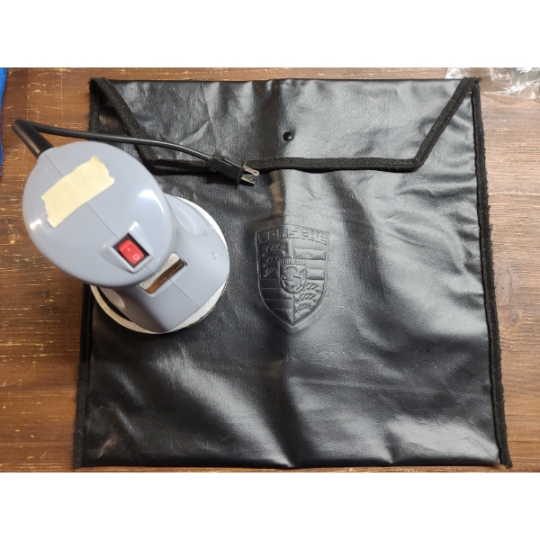 AutoSpa Luxury Car Care 5-6 Inch Electric Polisher With Porsche Brand Black Case