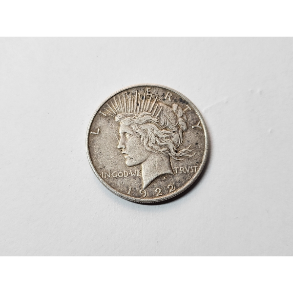 1922-D Silver Peace Dollar