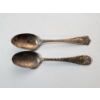 Image 1 : Two Vintage Sterling Silver Spoons TW: 60.1g